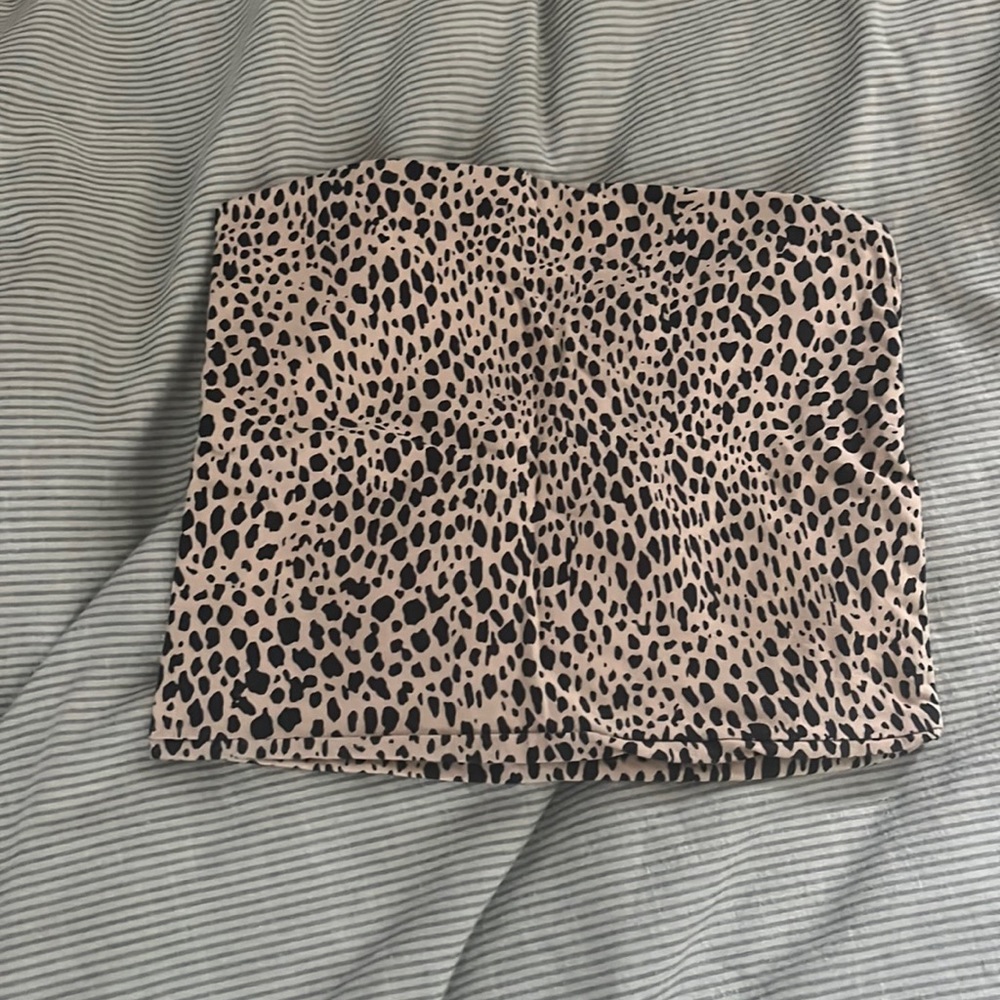 Brandy Melville Cheetah Print tube top